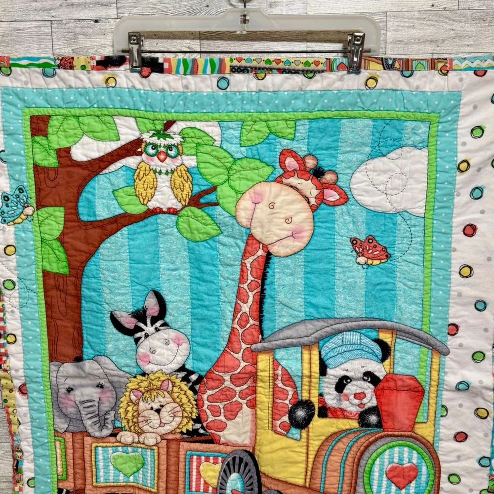 Handmade baby quilt